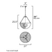 Maxim 22473 Cestino 4-lt 21" Pendant