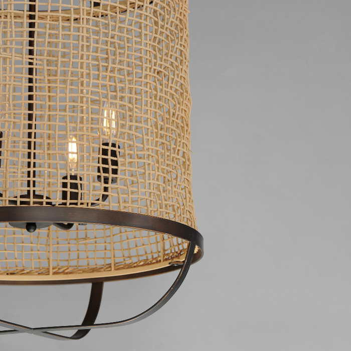 Maxim 22474 Cestino 4-lt 19" Pendant - Antique Bronze