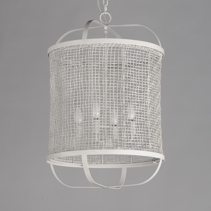 Maxim 22474 Cestino 4-lt 19" Pendant - Weathered White