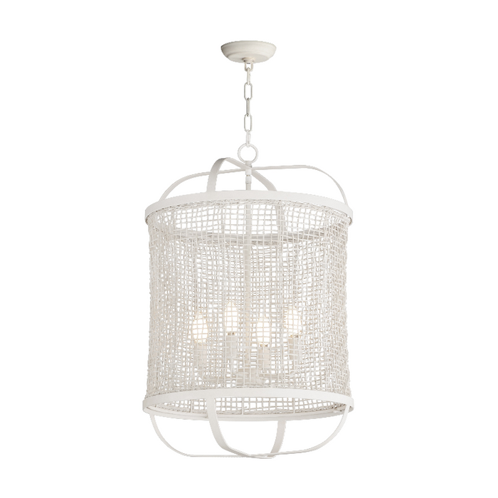 Maxim 22474 Cestino 4-lt 19" Pendant - Weathered White