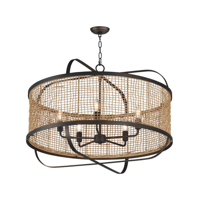 Maxim 22475 Cestino 5-lt 30" Chandelier-Antique Bronze