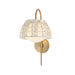 Maxim 22481 Macrame 1-lt 19" Tall Wall Sconce