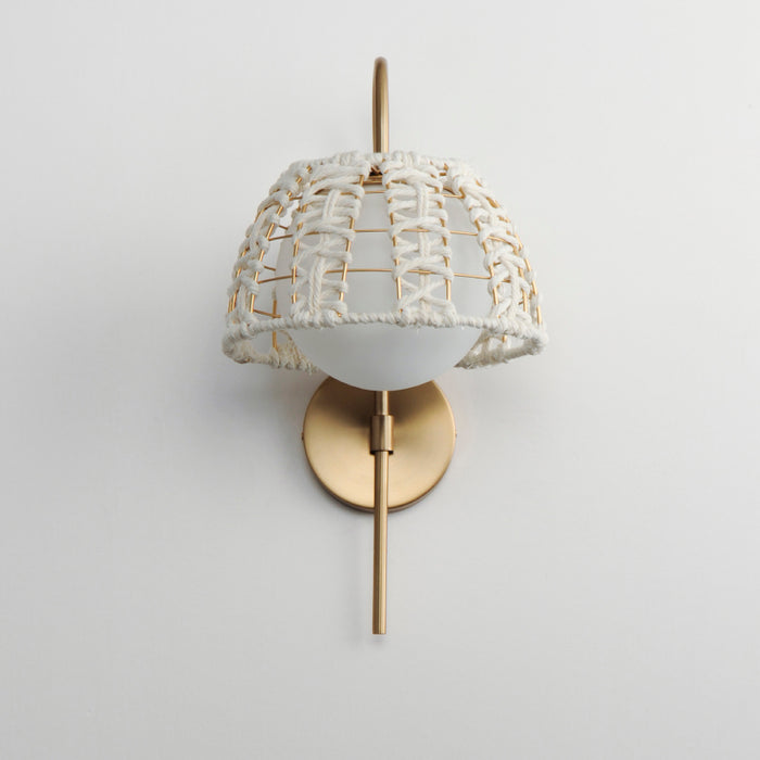 Maxim 22481 Macrame 1-lt 19" Tall Wall Sconce