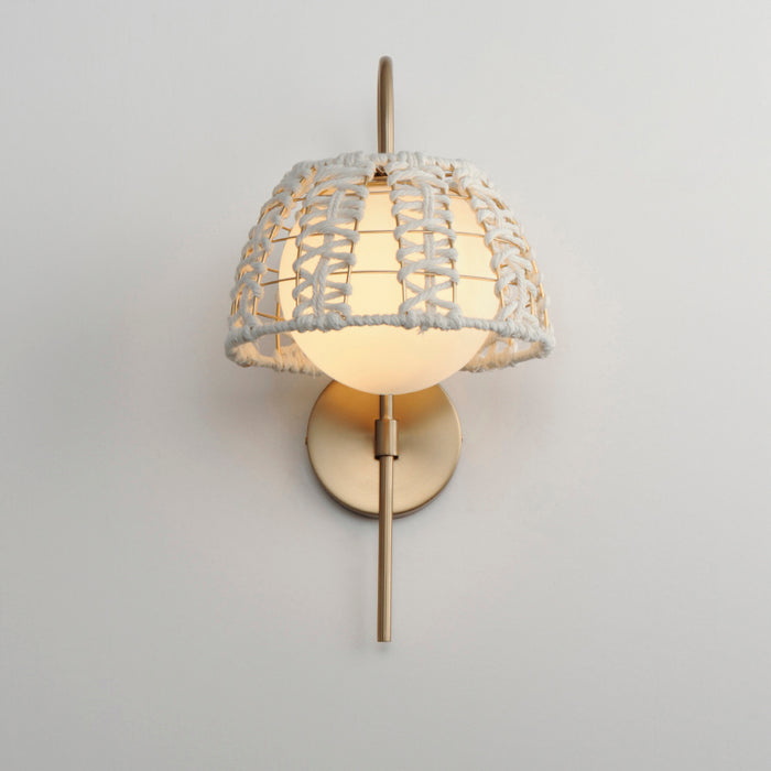 Maxim 22481 Macrame 1-lt 19" Tall Wall Sconce