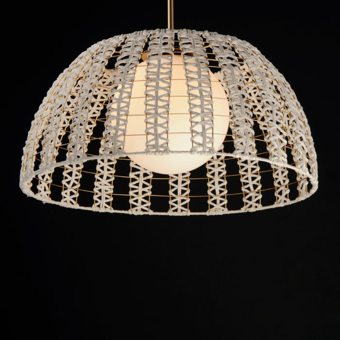 Maxim 22482 Macrame 1-lt 30" Pendant