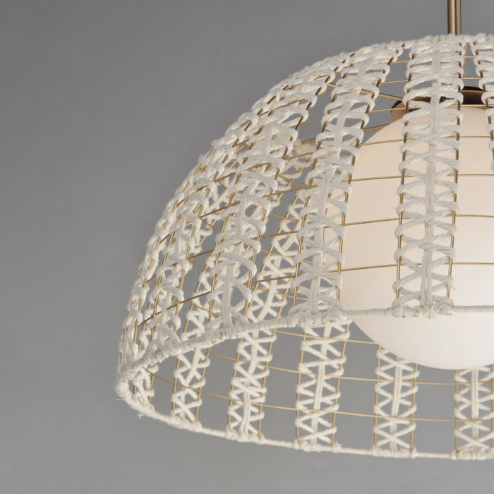 Maxim 22482 Macrame 1-lt 30" Pendant