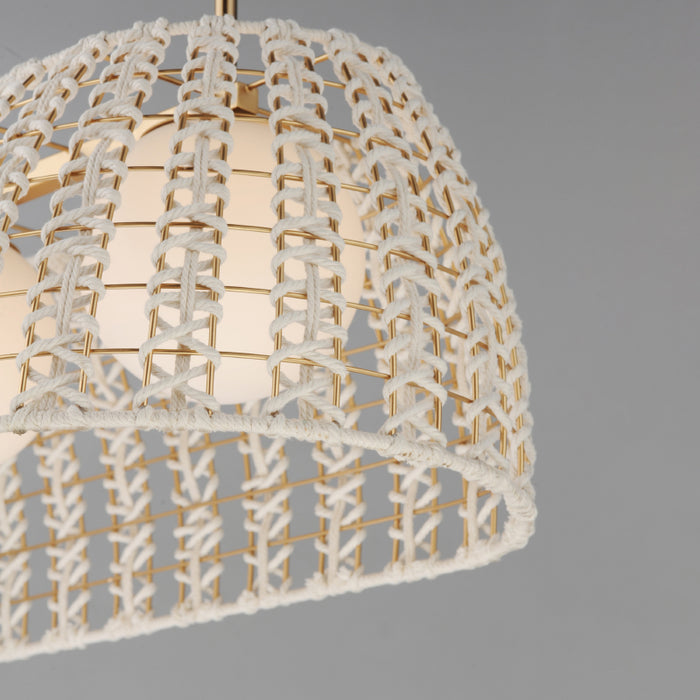 Maxim 22483 Macrame 3-lt 44" Pendant