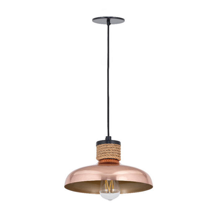 Maxim 22492 Bingham 1-lt 10" Pendant - Copper