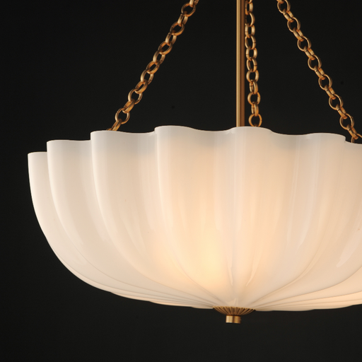 Maxim 22653 Bundt 3-lt 18" Convertible Pendant/Semi-Flush Mount
