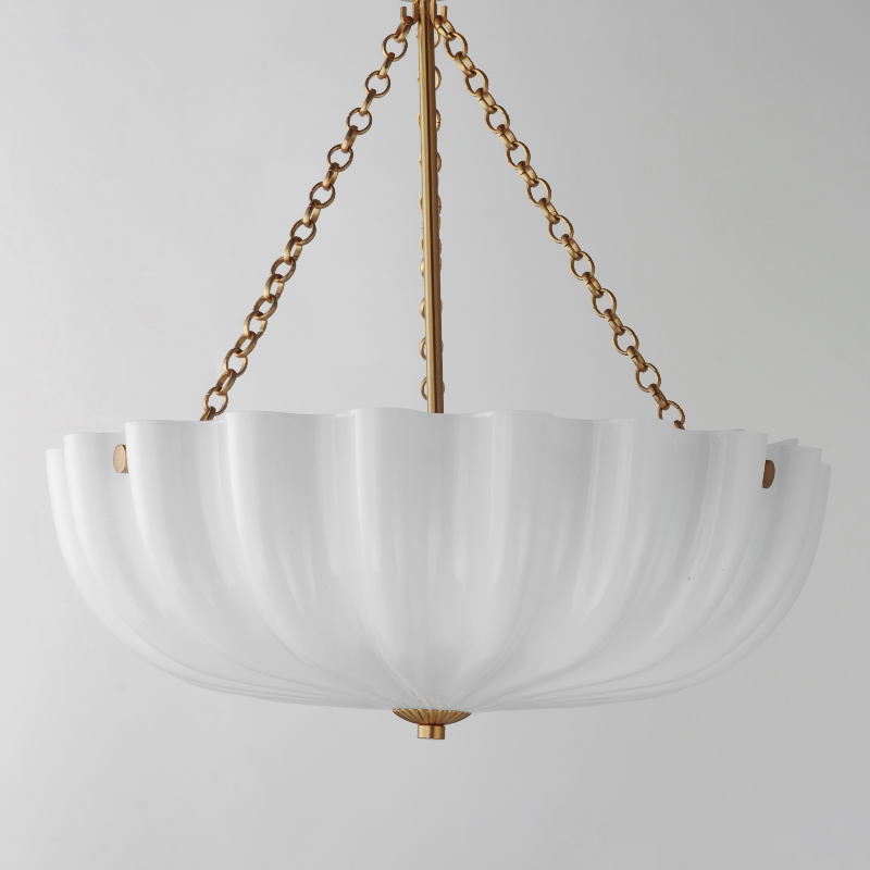 Maxim 22653 Bundt 3-lt 18" Convertible Pendant/Semi-Flush Mount