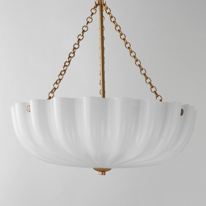Maxim 22653 Bundt 3-lt 18" Convertible Pendant/Semi-Flush Mount