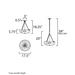 Maxim 22653 Bundt 3-lt 18" Convertible Pendant/Semi-Flush Mount