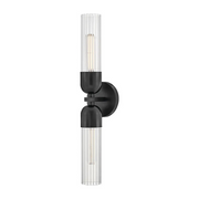 Hinkley 50912 Soren 2-lt 24" Tall LED Wall Sconce - Black