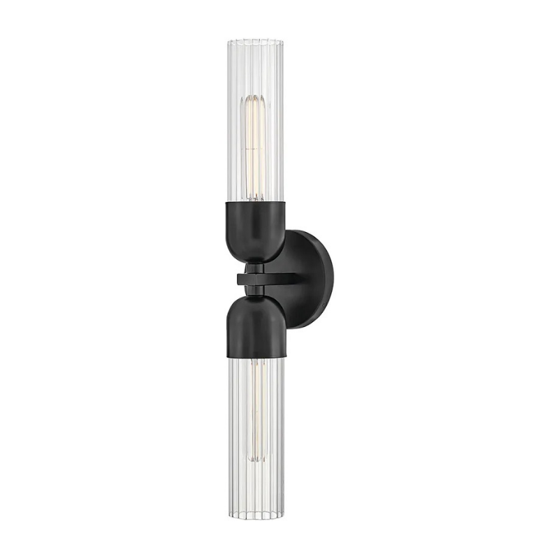 Hinkley 50912 Soren 2-lt 24" Tall LED Wall Sconce - Black