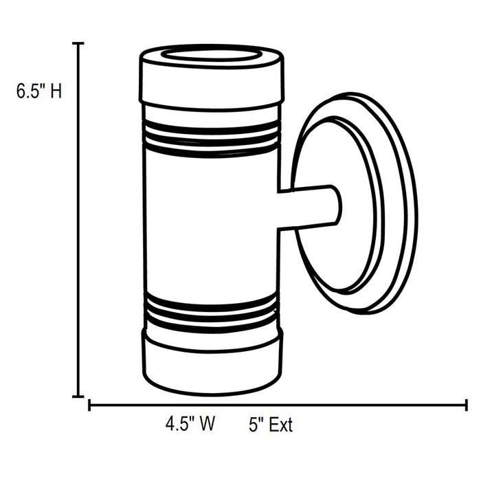 Access 23026 Myra 2-lt Outdoor Marine Grade Wall Washer