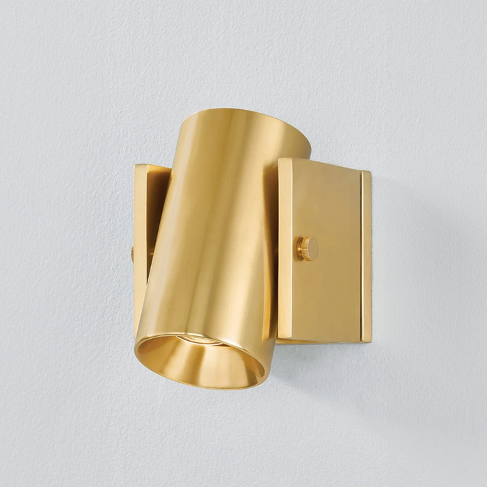 Hudson Valley 2306 Nowra 1-lt 6" Tall Wall Sconce - Aged Brass