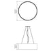 Accord 231 Cylindrical 3-lt 20" LED Pendant