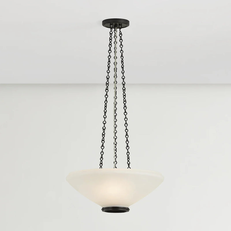 Hudson Valley 2317 Awosting 3-lt 17" Pendant - Distressed Bronze