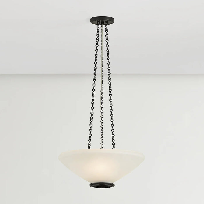 Hudson Valley 2317 Awosting 3-lt 17" Pendant - Distressed Bronze