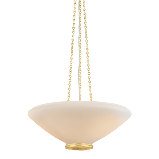 Hudson Valley 2322 Awosting 3-lt 22" Pendant - Aged Brass