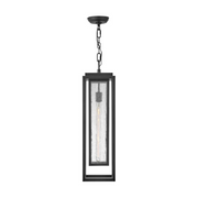 Hinkley 1006 Republic 1-lt 9" LED Hanging Lantern - Black
