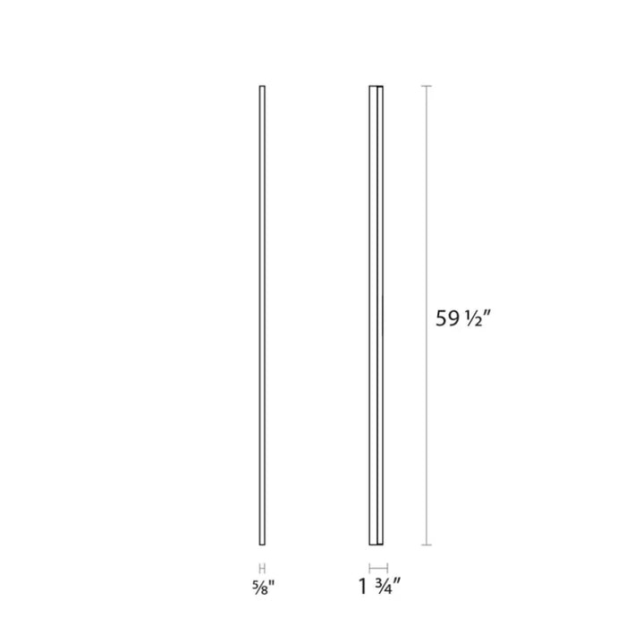 Sonneman 2332 Stiletto Lungo 60" LED Wall Bar