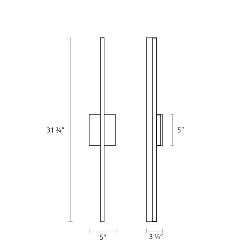 Sonneman 2342 Stiletto 1-lt 32" Tall LED Sconce/Bath Bar