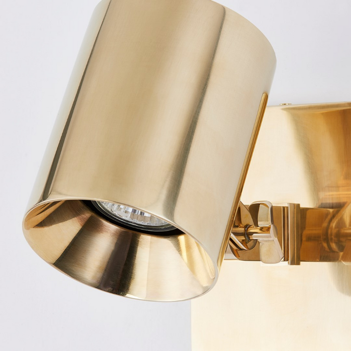Hudson Valley MDS1700 Highgrove 1-lt 6" Tall Wall Sconce - Aged Brass