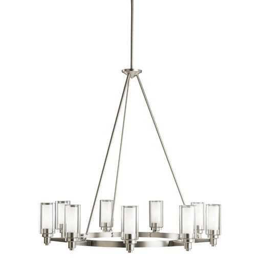 Kichler 2346 Circolo 9-lt 36" Chandelier - Brushed Nickel