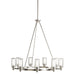 Kichler 2346 Circolo 9-lt 36" Chandelier - Brushed Nickel