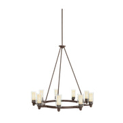 Kichler 2346 Circolo 9-lt 36" Chandelier - Olde Bronze