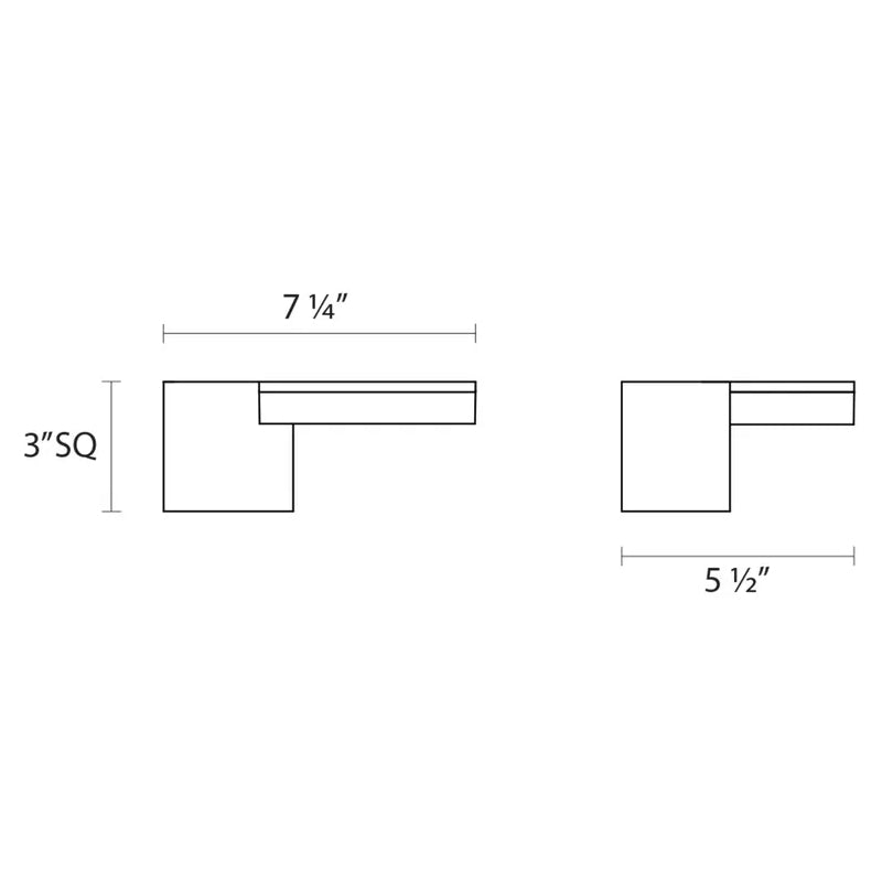 Sonneman 2360 Disc-Cube 1-lt 7" LED Sconce