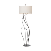 Hubbardton Forge 237681 Sway 1-lt 73" Tall Floor Lamp - Dark Smoke