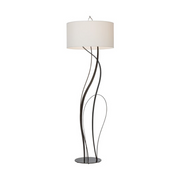 Hubbardton Forge 237681 Sway 1-lt 73" Tall Floor Lamp - Dark Smoke