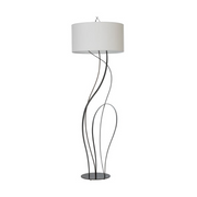 Hubbardton Forge 237681 Sway 1-lt 73" Tall Floor Lamp - Dark Smoke
