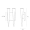 Sonneman 2382 Micro Cone 2-lt 10" Tall LED Double Sconce