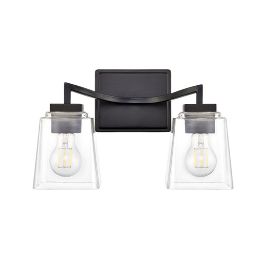 Millennium 24002 Avenna 2-lt 15" Bath Vanity Light - Matte Black