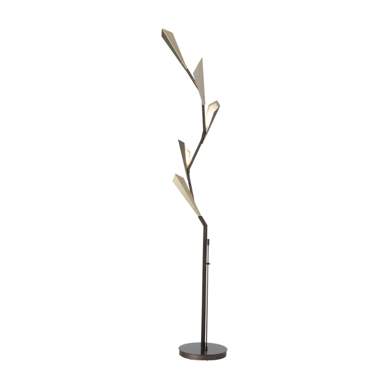 Hubbardton Forge 241104 Quill 5-lt 77" Tall LED Torchiere