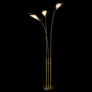 Hubbardton Forge 241105 Aerial 3-lt 79" Tall Torchiere - Modern Brass