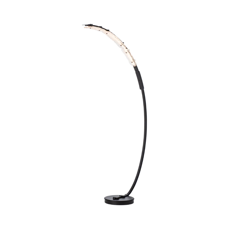 Hubbardton Forge 241108 Glissade 1-lt 80" Tall LED Floor Lamp - Black
