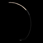 Hubbardton Forge 241108 Glissade 1-lt 80" Tall LED Floor Lamp - Black