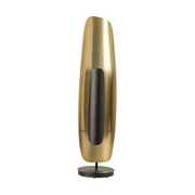 Hubbardton Forge 241201 Shield 1-lt 50" Tall LED Short Floor Lamp - Oil Rubbed Bronze/Modern Brass