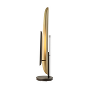 Hubbardton Forge 241201 Shield 1-lt 50" Tall LED Short Floor Lamp - Oil Rubbed Bronze/Modern Brass