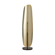Hubbardton Forge 241201 Shield 1-lt 50" Tall LED Short Floor Lamp - Oil Rubbed Bronze/Modern Brass