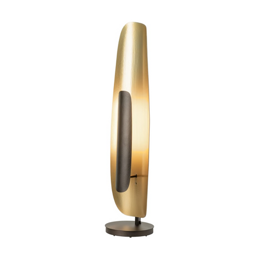 Hubbardton Forge 241201 Shield 1-lt 50" Tall LED Short Floor Lamp - Oil Rubbed Bronze/Modern Brass