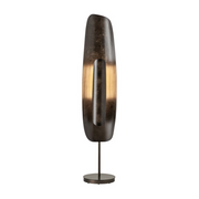 Hubbardton Forge 241202 Shield 1-lt 60" Tall LED Medium Floor Lamp - Dark Smoke/Dark Smoke