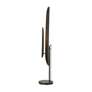 Hubbardton Forge 241202 Shield 1-lt 60" Tall LED Medium Floor Lamp - Dark Smoke/Dark Smoke