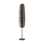 Hubbardton Forge 241203 Shield 1-lt 70" Tall LED Floor Lamp - Black/Clear Steel