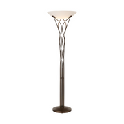 Hubbardton Forge 241204 Lattice 3-lt 74" Tall Torchiere - Bronze