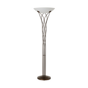 Hubbardton Forge 241204 Lattice 3-lt 74" Tall Torchiere - Bronze